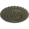 Ekena Millwork Sellek Ceiling Medallion (Fits Canopies up to 1 1/8"), 18 1/2"OD x 7/8"ID x 1 1/2"P, Witch Hazel CM18SKWHF - alternate 3